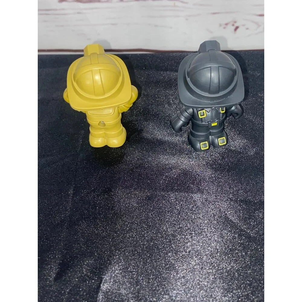 Fisher Price Little People Fire Fighter Chief Captain #1 & #2 Toy Mini Figures 2